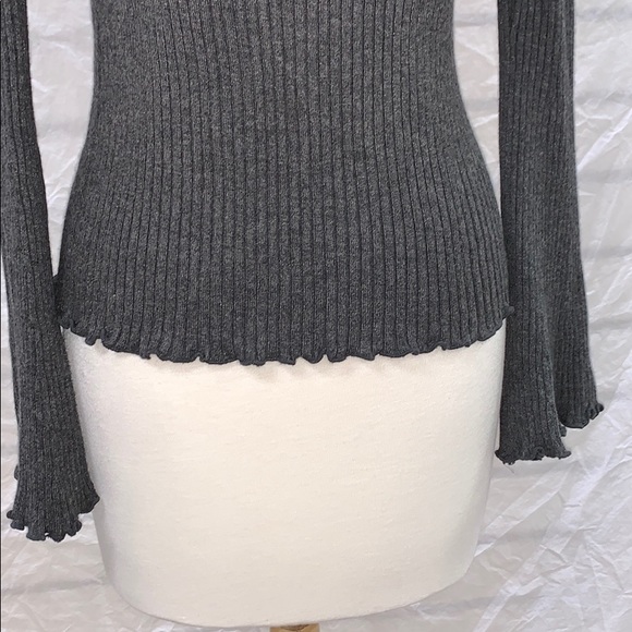 Bongo Gray Long Sleeve Pullover Sweater - Picture 4 of 6